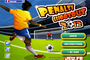 Jeu de foot penalty