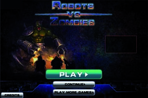 Jeu de Guerre Robots vs Zombies