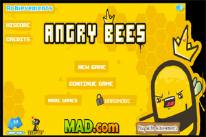 Jeu de guerre abeilles : Angry Bees