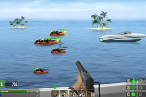 Jeu de tir : Speedboat Shooting