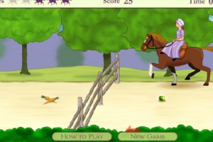 Jeu cheval grand galop