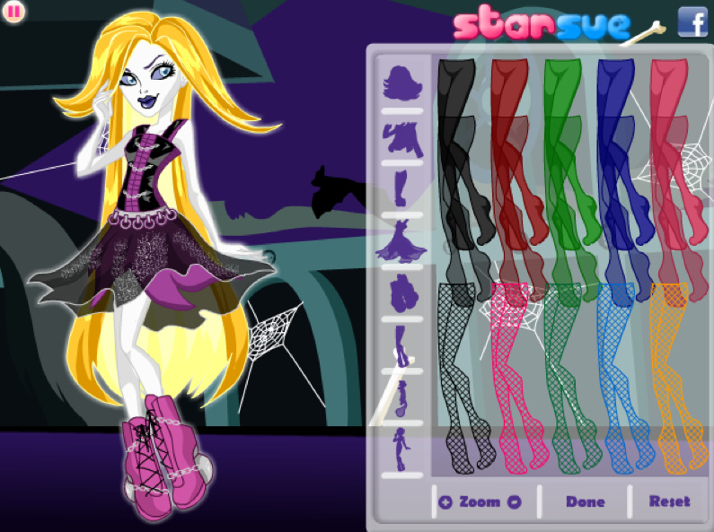 jeux de fille habillage monster high