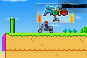 Jeu super mario moto