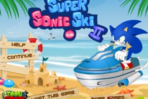 Jeu sonic jetski