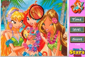 Jeu winx étoiles cachées