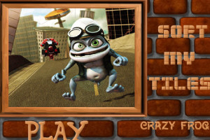 Jeu puzzle crazy frog