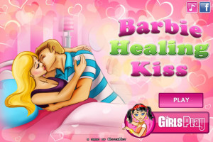 Jeu de bisous Barbie et Ken