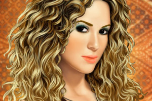 Jeu de maquillage de Shakira